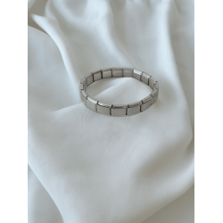 Italiano liso plateado